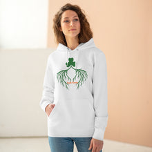 Load image into Gallery viewer, Unisex Cruiser Hoodie - &#39;Irish Roots&#39; Shamrock
