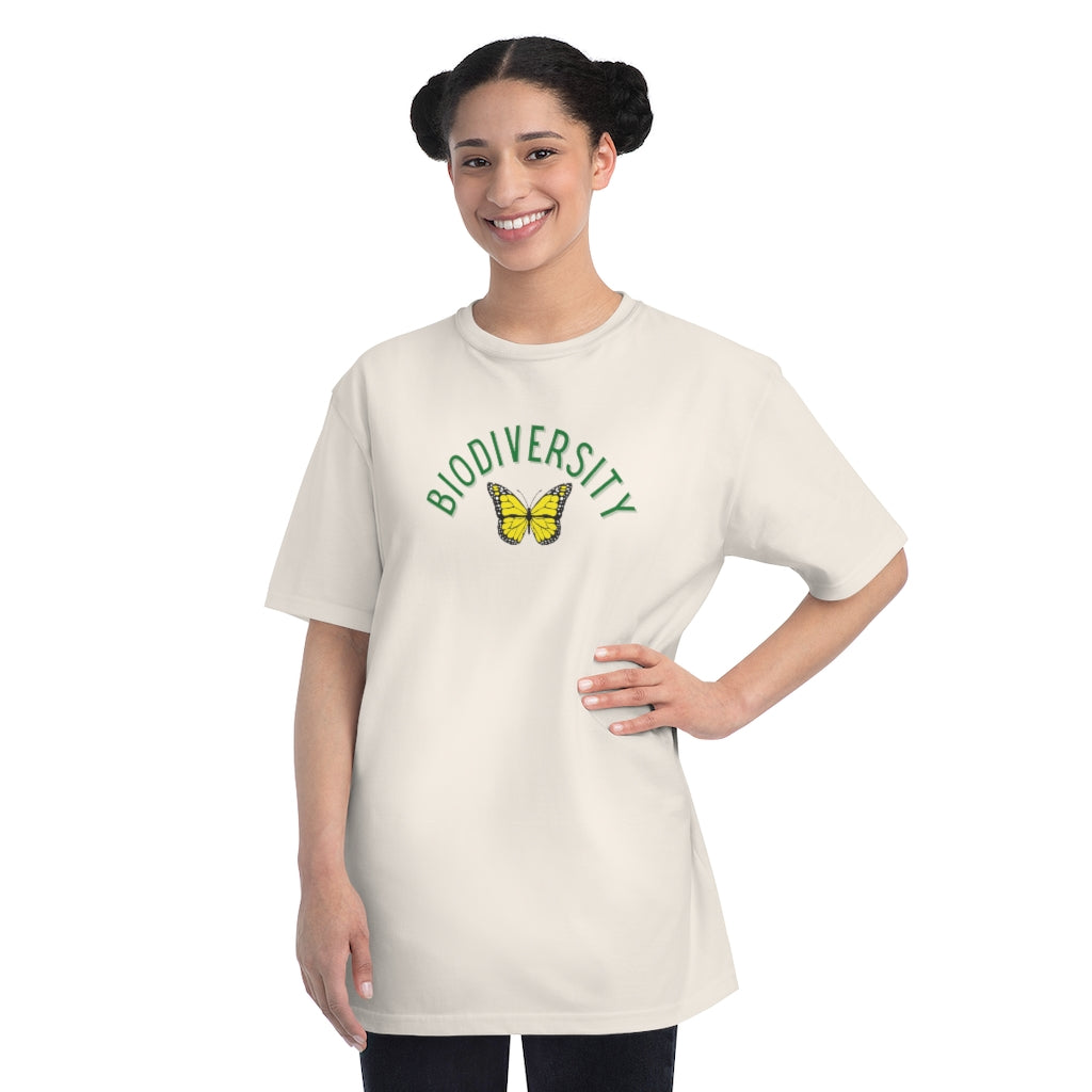 Unisex Classic  ECO T-Shirt - BIODIVERSITY (with Butterfly)