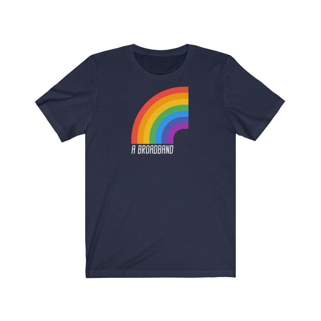 Unisex Jersey Short Sleeve Tee - Broadband (Rainbow) - Design