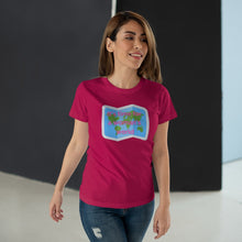 Load image into Gallery viewer, Single Jersey Women's T-shirt 'It's time for a woman's world'
