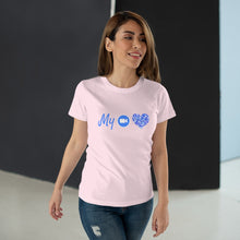 Load image into Gallery viewer, Single Jersey Women's T-shirt - My Zoom Love (images) Design
