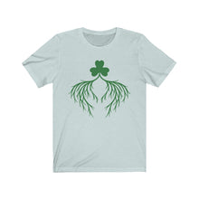 Load image into Gallery viewer, Unisex Jersey Short Sleeve Tee - Shamrock - Irish Roots and Heart

