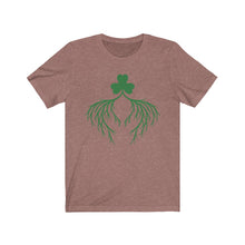 Load image into Gallery viewer, Unisex Jersey Short Sleeve Tee - Shamrock - Irish Roots and Heart
