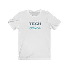 Load image into Gallery viewer, Unisex Jersey Short Sleeve Tee - &#39;TECH Cailín&#39; Design motif
