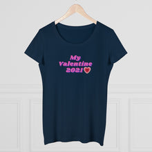 Load image into Gallery viewer, Organic Women's Lover T-shirt - 'My Valentine 2021'
