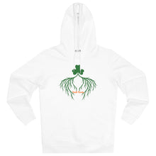 Load image into Gallery viewer, Unisex Cruiser Hoodie - &#39;Irish Roots&#39; Shamrock
