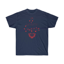 Load image into Gallery viewer, Unisex Ultra Cotton Tee - 'My Pandemic Valentine' (Red) Design Motif
