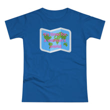 Load image into Gallery viewer, Single Jersey Women's T-shirt 'It's time for a woman's world'
