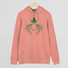 Load image into Gallery viewer, Unisex Cruiser Hoodie - &#39;Irish Roots&#39; Shamrock
