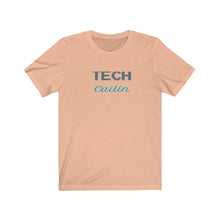 Load image into Gallery viewer, Unisex Jersey Short Sleeve Tee - &#39;TECH Cailín&#39; Design motif
