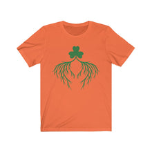 Load image into Gallery viewer, Unisex Jersey Short Sleeve Tee - Shamrock - Irish Roots and Heart
