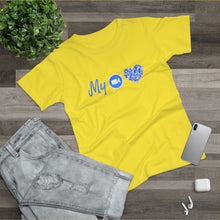 Load image into Gallery viewer, Single Jersey Women's T-shirt - My Zoom Love (images) Design

