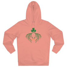 Load image into Gallery viewer, Unisex Cruiser Hoodie - &#39;Irish Roots&#39; Shamrock
