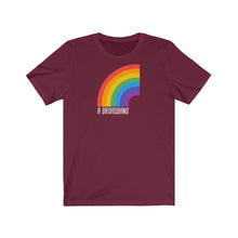 Load image into Gallery viewer, Unisex Jersey Short Sleeve Tee - Broadband (Rainbow) - Design
