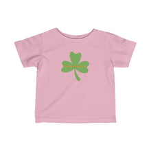 Load image into Gallery viewer, Infant Fine Jersey Tee - Guaranteed Irish (with green Shamrock)
