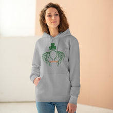 Load image into Gallery viewer, Unisex Cruiser Hoodie - &#39;Irish Roots&#39; Shamrock

