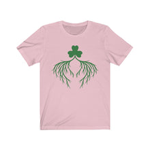 Load image into Gallery viewer, Unisex Jersey Short Sleeve Tee - Shamrock - Irish Roots and Heart

