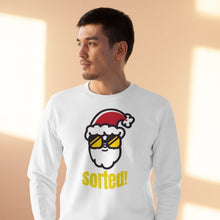 Load image into Gallery viewer, Unisex Rise Organic Sweatshirt - Santa Sorted!
