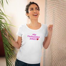 Load image into Gallery viewer, Organic Women's Lover T-shirt - 'My Valentine 2021'
