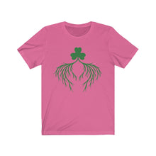 Load image into Gallery viewer, Unisex Jersey Short Sleeve Tee - Shamrock - Irish Roots and Heart
