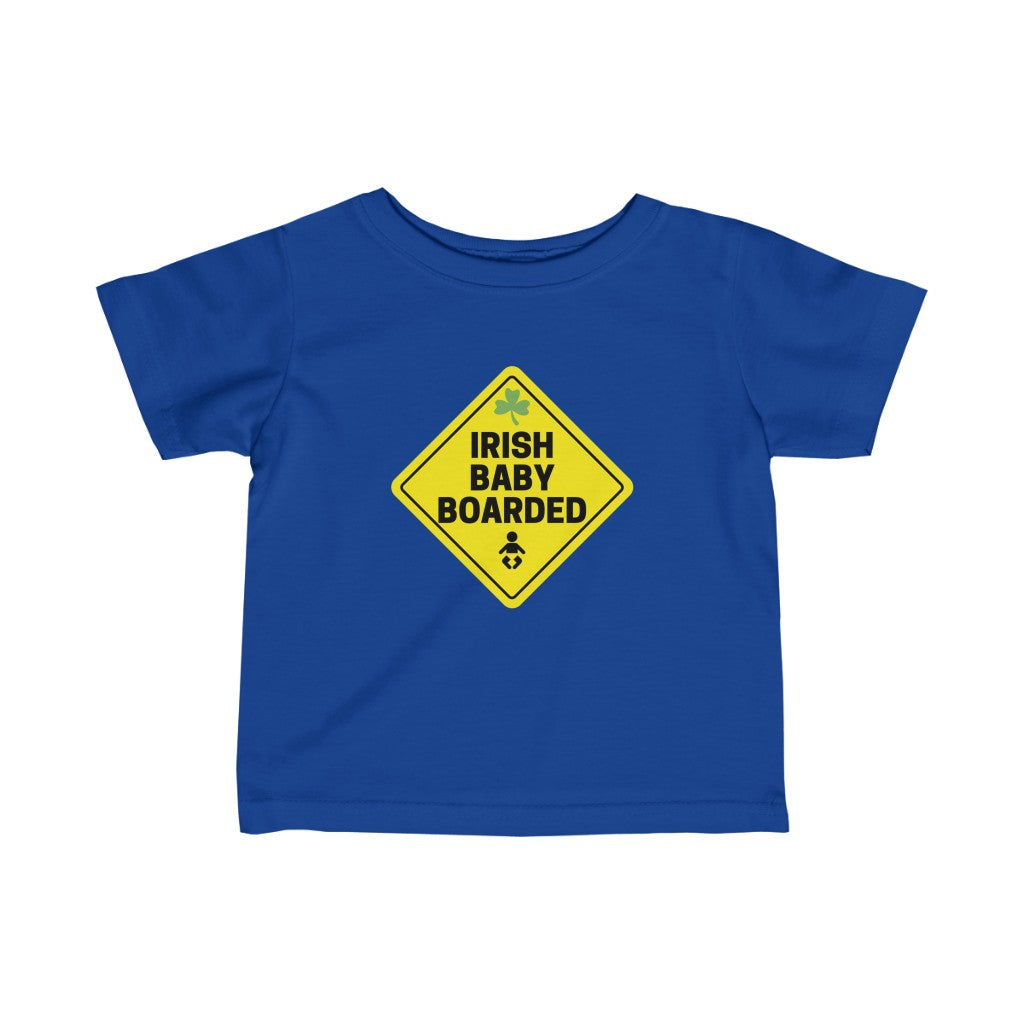 Infant Fine Jersey Tee - Irish Baby Boarded