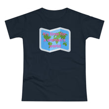 Load image into Gallery viewer, Single Jersey Women's T-shirt 'It's time for a woman's world'
