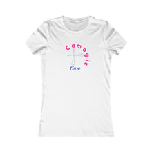 Load image into Gallery viewer, Women's Favorite Tee - 'Camogie Time' Design
